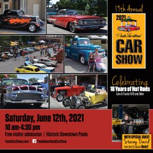 Paola Heartland Car Show – (913) 294-4335 | info@paolachamber.org